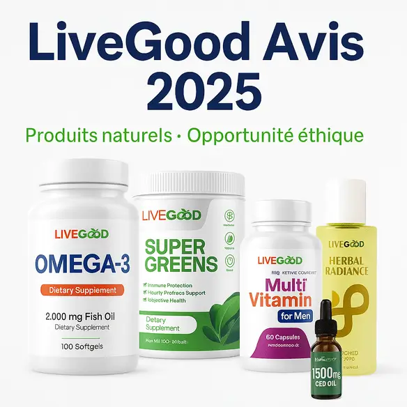 Avis LiveGood 2025 – Produits naturels et opportunité MLM éthique