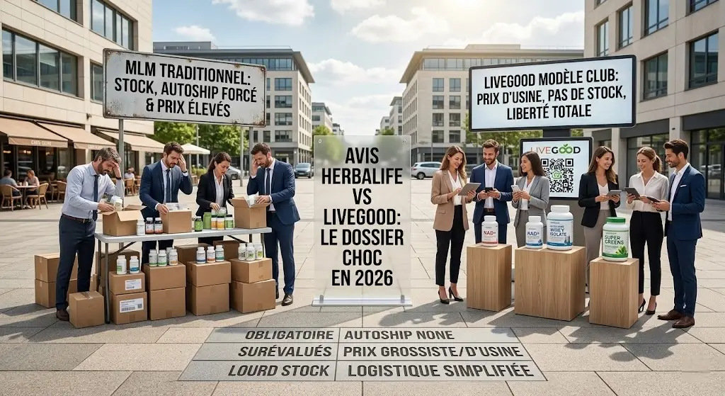 Avis Herbalife vs LiveGood business modèle