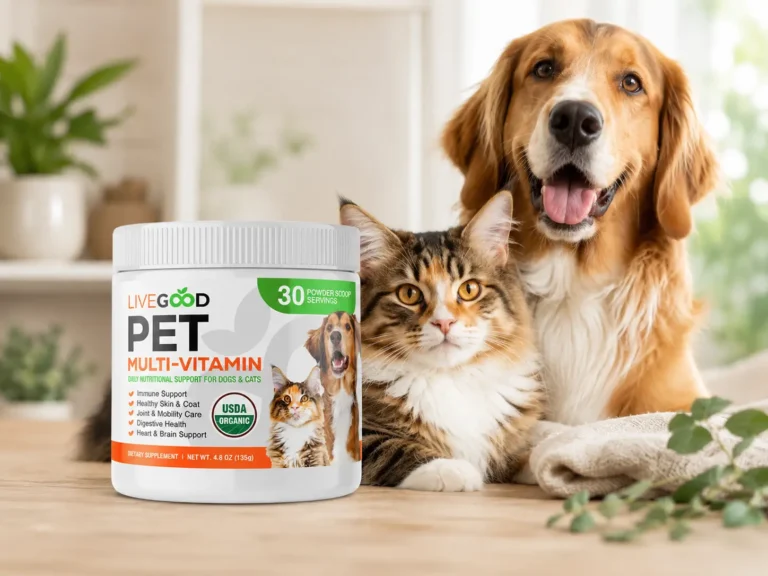 Multivitamines biologiques pour animaux LiveGood
